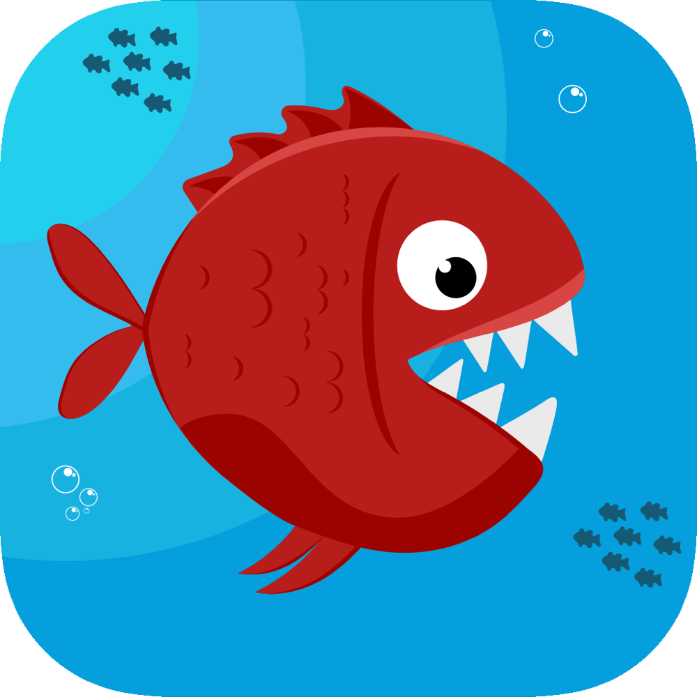 Alfie The Greedy Fish Logo