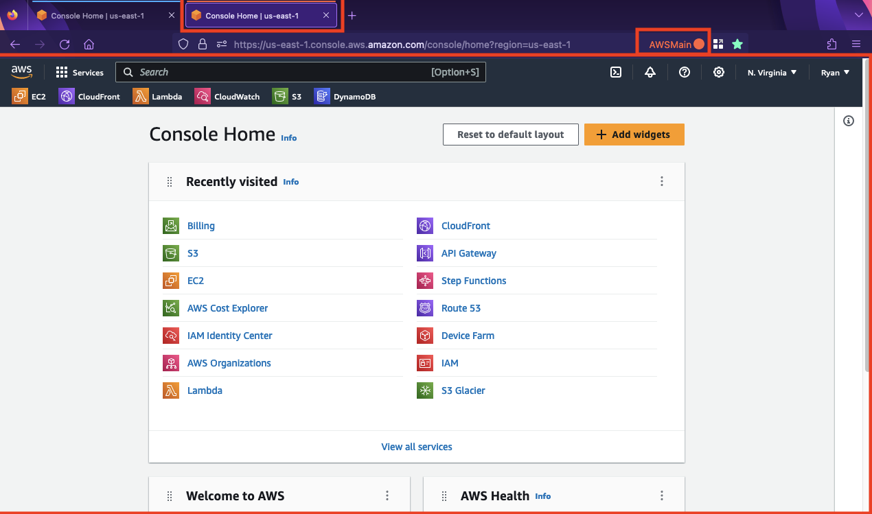 AWS Account for Trading Experiments
